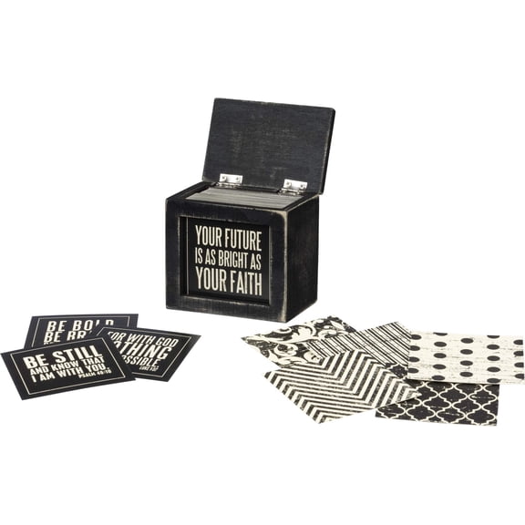 Primitives by Kathy Words Of Wisdom Daily Reminders Boxed Gift Set, Faith