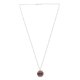 thumbnail image 4 of Collar Zvezda Classic color Amethyst plata .925 Zvezda ZCO-CLAS14-AME, 4 of 4