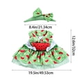 thumbnail image 3 of Summer Porch Goose Outfits for 23 Inch Lawn Statue | Watermelon Costume for Plastic/Cement Statue, Duck Sculpture Clothes for Spring Yard Patio Party Decoration, 3 of 8