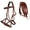 Tan/Beaded, variant on Horse Western Leather Tack Beaded Bitless Sidepull Bridle Reins Brown 77RS16BR