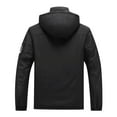 thumbnail image 3 of JUUYY Men's Waterproof Ski Jacket Winter Snow Coat Mountain Windbreaker m Hooded Rain Coat Jacket with Pockets Black XL, 3 of 8