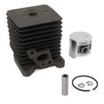 thumbnail image 2 of Cylinder Piston Assembly Kit 33.5mm Aluminum Alloy Trimmer Cylinder Piston Replacement for Homelite S25 Garden Tools Spare Parts, 2 of 5