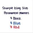 thumbnail image 3 of 1PC Sharpie King Size Permanent Marker, Broad Chisel Tip, Blue, Dozen, 3 of 3