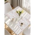 thumbnail image 5 of Fall Botanical Placemats Set of 6, Orange Autumn Maple Leaf Vintage Placemats for Dining Table, Place Mats for Kitchen Tabletop, Waterproof Wipeable Dining Table Mats Set, 5 of 9