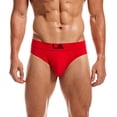 thumbnail image 4 of Sngxgn Stretch Mens Boxer Briefs Mens Underwear(Red,XXL), 4 of 5