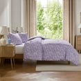 thumbnail image 2 of Virtu Comforter Sets, All Season Lightweight Botanical Twin Comforter Set, 2-Pc Bedding Sets, Lavender/Off White, 2 of 8