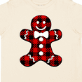 thumbnail image 4 of Inktastic Buffalo Plaid Gingerbread Man Boys or Girls Toddler T-Shirt, 4 of 5