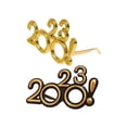 thumbnail image 1 of Gafas con números brillantes para Año Nuevo 2023, accesorios para fiestas y recuerdos. Amarillo áureo, 1 of 9