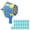 Blue, variant on Bubble Single Shot Air Cannon Toy for Kids, Large Output No Battery Handheld Toy Air Cannon with 12 Bubble Solution Refills, Outdoor Party Summer Bubble Air blaster for Boys Girls Backyard Play