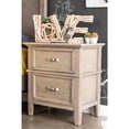 thumbnail image 1 of Furniture Of America IDF-7351N Loxley Weather Oak Transitional Nightstand, 1 of 1
