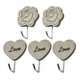 thumbnail image 1 of Ganchos adhesivos para colgar en la pared,Ganchos decorativos de pared de madera,Ganchos decorativos para el hogar para organizar, 1 of 9