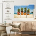 thumbnail image 4 of Elephant Stock Funny Pineapple Fruit Wall Art - Horizontal Multi Panel Canvas - Living Room Wall Decor - Humor Multi Panel - Orange And Green Decor - 65" x 42", 4 of 4