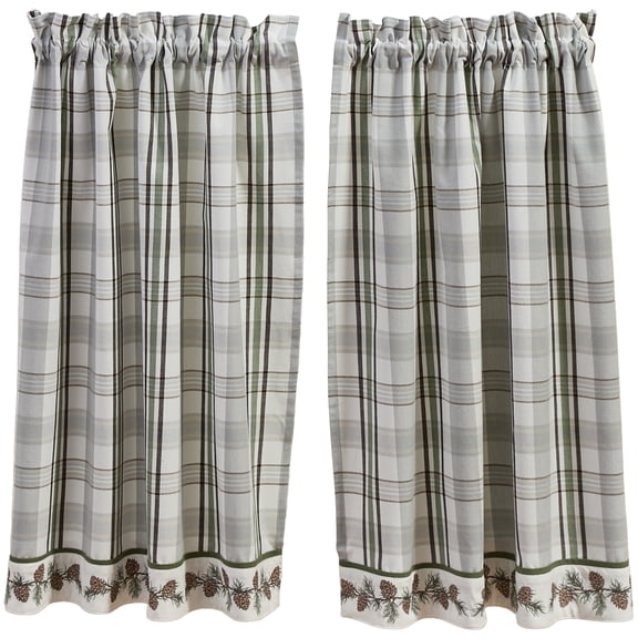 Park Designs Ponderosa Pine Tiers Pair 72" x 36"