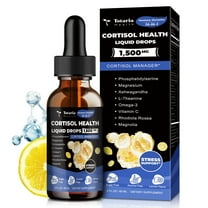 Totaria Cortisol Supplement Liquid Drops - Hormone Balance for Women & Men, Mood, Focus & Sleep Support, Vegan, 2 FL.OZ