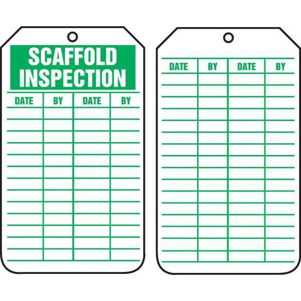 Badger Tag & Label Two-Part Inventory Tag,Cardstock,PK100