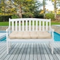 thumbnail image 6 of Patio Bench Cushion, Soft Beige, Stripe, 48”W, 6 of 8