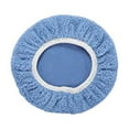 thumbnail image 2 of 8-Pack Car Polisher Pad Bonnet 9-10 Inches Soft Microfiber Buffing Pads for Car Waxing and Polishing (Blue, Light Blue & White), 2 of 9