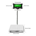 thumbnail image 4 of Shinysix Electronic Postal Scale 10g 264 Lbs Digital Weigher with LCD Backlight Display, 4 of 7