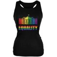 thumbnail image 1 of LGBT Gay Pride White House Black Juniors Soft Tank Top, 1 of 1