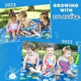 thumbnail image 3 of 3-in-1 Splash Pad, Sprinkler for Kids and Baby Pool for Learning – Children’s Sprinkler Pool, 60’’ Inflatable Water Summer Toys – “Around The World” Outdoor Play Mat for Babies & Toddlers, 3 of 15