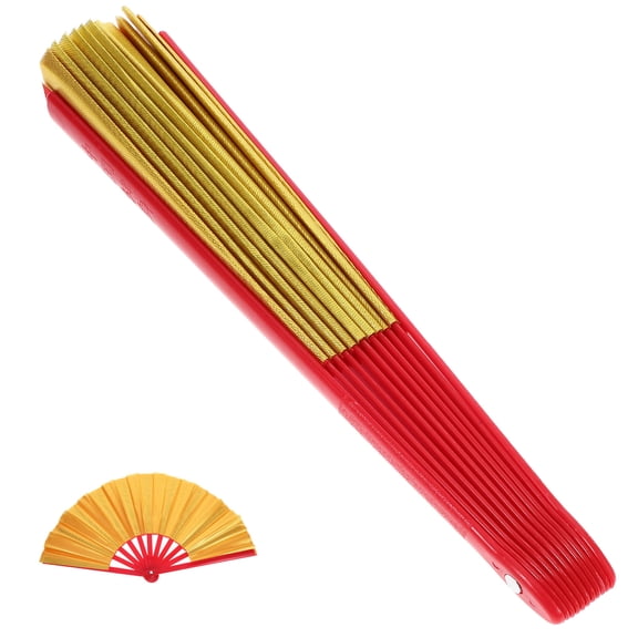 BESTYASH Elegant Folding Hand Fan with Vibrant Colors, Perfect for Weddings, Festivals, and Special Occasions