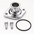 thumbnail image 2 of Mr. Gasket Thermostat Housing 9845 Straight Up Neck; Steel; O-Ring Seal Type; Chrome, 2 of 3