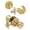 Hardware House Pelham Combination Lockset and Deadbolt - Polish Brass