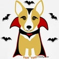 thumbnail image 3 of CafePress - Count Corgi Vampire Kids Baseball Jersey - Kids Cotton Baseball Jersey, 3/4 Sleeve Shirt, 3 of 4