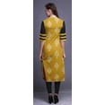 thumbnail image 4 of Bimba 3/4 Sleeve Printed Long Indian Straight Kurtis For Women Summer Wear Tunic, 4 of 6