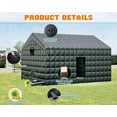 thumbnail image 6 of Jocisland 20x16x14 ft Large Black Inflatable Night Club Tent for Adults with 2 Side Doors, Inflatable Nightclub with Logo Area Gazebo Event House, 6 of 11