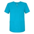 thumbnail image 1 of Adar Universal Unisex V-Neck Tunic 3 Pocket Scrub Top (Available in 39 Colors), 1 of 7