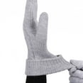 thumbnail image 3 of Ediodpoh Solid Color Knitted Winter Gloves for Men and Women with Thermal Comfort and Stretch Fit for Daily Wear Light Gray, 3 of 7