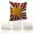 thumbnail image 4 of Chilfamy Tropical Plant Decor Pillow Covers  Summer Hawaiian Home Decor Throw Pillow Covers Red Flowers Petals  Square Pillowcase for Living Room Couch Sofa Patio White, 4 of 5