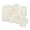 thumbnail image 4 of Juego de 150 espaciadores de tornillos de nailon para montaje redondo, color blanco, 4 of 15