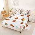 thumbnail image 2 of Erosebridal Ocean Capybara Kids Bed Sheets, Summer Beach King Sheets, 4pcs, 2 of 5