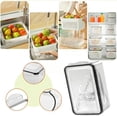 thumbnail image 5 of 4 In 1 Food Storage Container, Premium Transparent Plastic Food Storage Box With Drain Basket, Multifunctional Fruit Storage Containers for Fridge Stainers Fruits, Vegetables Keeper, 5 of 9