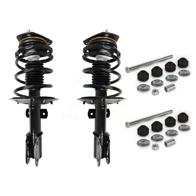 Transit Auto Front Complete Shock Assembly and TQ Link Kit for Car 2004-2008 Pontiac Grand Prix with 34mm Diameter Bar - Left Right Side (Driver Passenger) KSS-100808