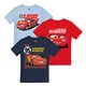 thumbnail image 1 of Cars - Camiseta de Rayo McQueen Niños - Pack de 3 (Rojo, Marino, Azul), 1 of 2