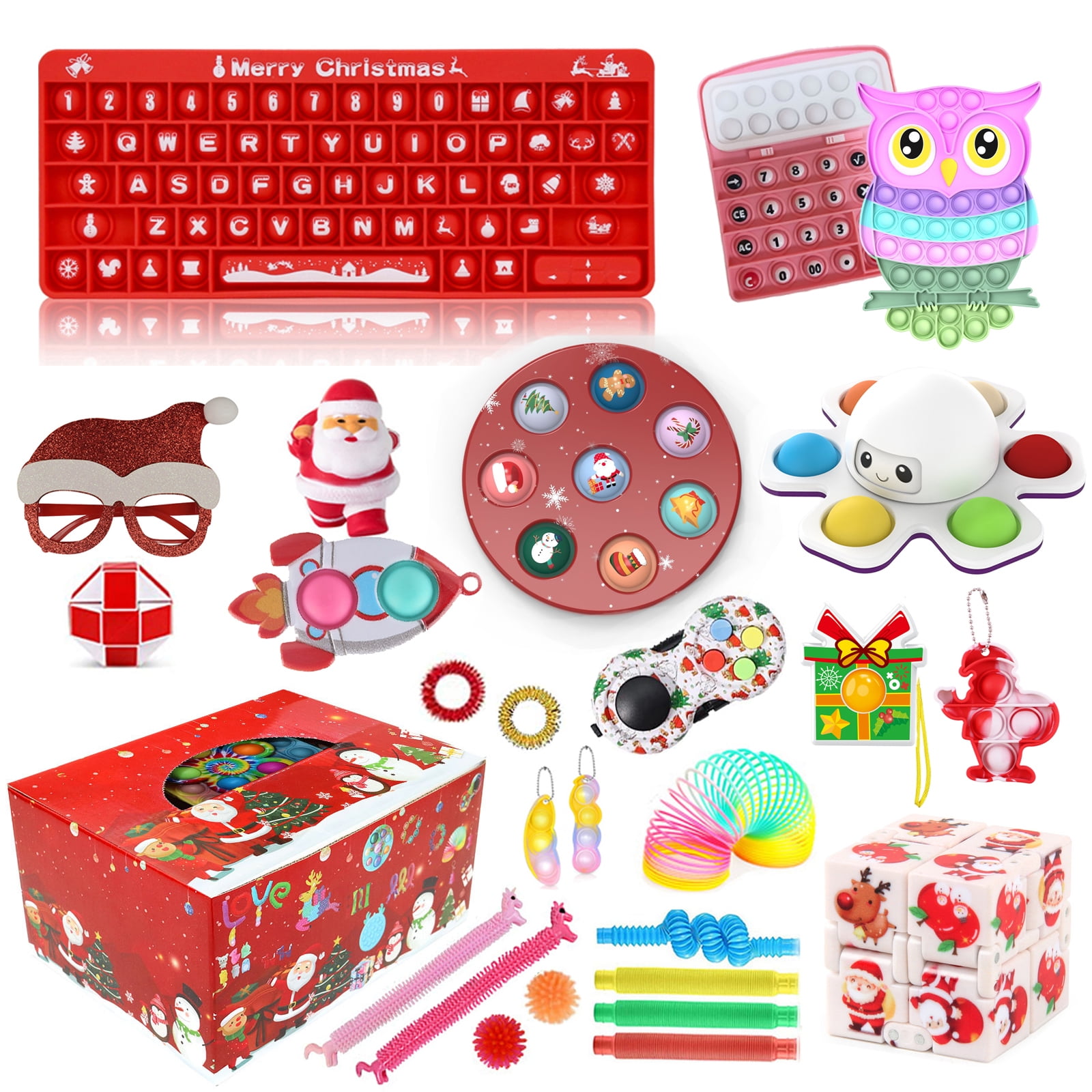 Biekopu Fidget Advent Calendar 2021 Christmas Countdown Calendar 24