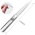 thumbnail image 2 of Nail File Set, Stainless Steel Nail File, Double-Sided Nail File Buffer, Manicure and Pedicure Tools to Make Your Nails and Toenails Smoother and Brighter, Suitable for Both Men and Women., 2 of 5