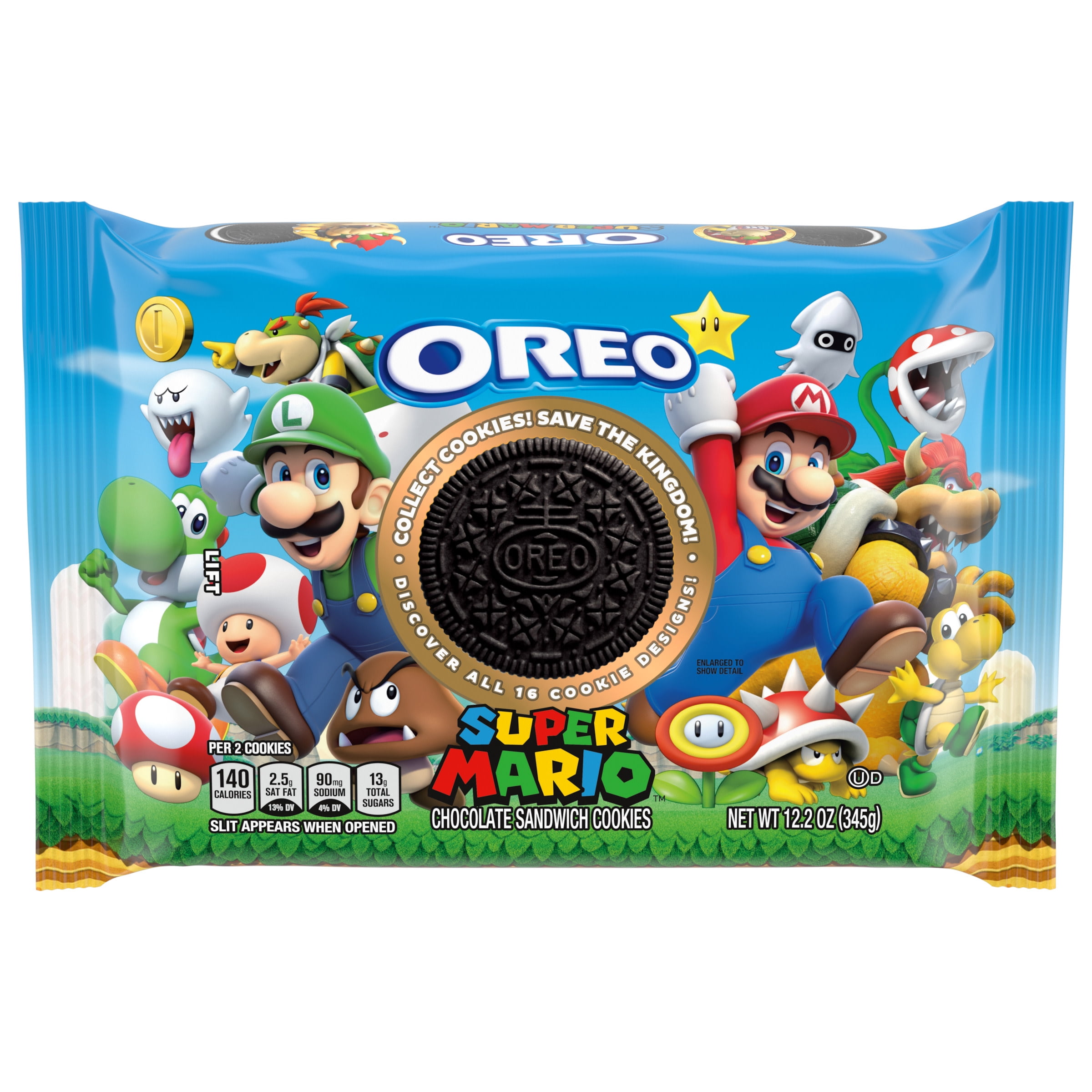 Super Mario™ Oreo Chocolate Sandwich Cookies Limited Edition 122 Oz