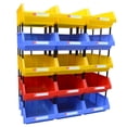 thumbnail image 4 of Caja de piezas engrosada oblicua Caja de plástico Caja de material combinado Caja de componentes Caja de almacenamiento de hardware Caja de herramientas Caja de estante, 4 of 4