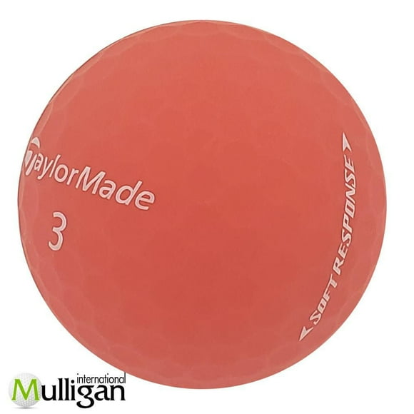 Mulligan - 96 Taylormade Soft Response 5A Recycled Used Golf Balls, Red