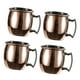thumbnail image 3 of 4x Tazas de cobre Moscow Mule, (juego de 4) Tazas de cobre sólido, hechas a mano - 60m kaili Sencillez, 3 of 5