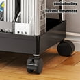thumbnail image 4 of Multi-Layer Rolling Storage Cart | Narrow Space Organizer with Wheels & Brakes | Adjustable Shelves for Bathroom & Kitchen | 37x13x60cm, 4 of 6