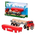 thumbnail image 2 of Tren de Juguete de Madera Brio Lumber Truck 6 Piezas Gris, 2 of 2