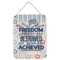 Freedom Must be Achieved Wall or Door Hanging Prints