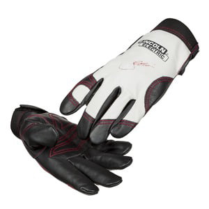 Padded Palm Womens Medium K3231-M Lincoln Electric Womens Full Grain Leather Work Gloves