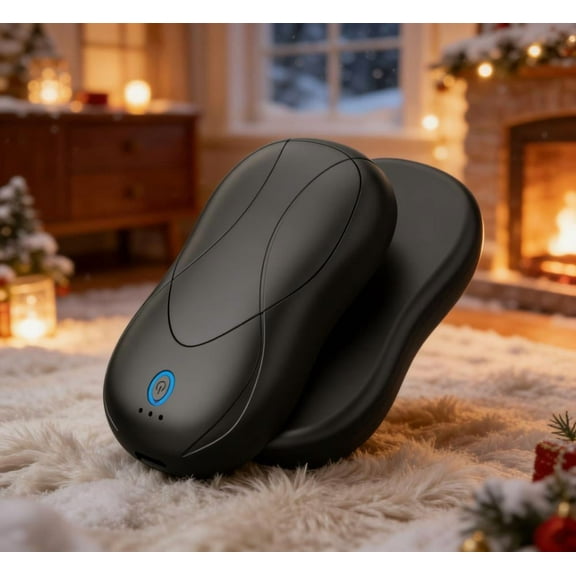 Magnetic Hand Warmers Rechargeable 2 Pack, AI Electric Handwarmers - 3s Fast Heating, 3 Settings, UL Certified, Portable Heater, Gloves Fitting, 20Hrs Safe Heat for Men Women