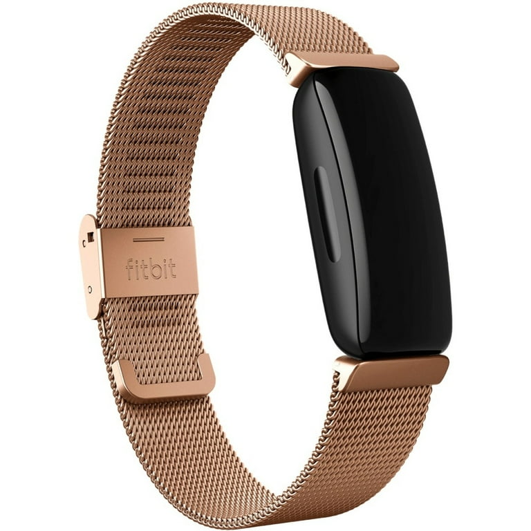 Fitbit Inspire 2 Band Gold & Leather Fitbit Inspire 2 Bracelet